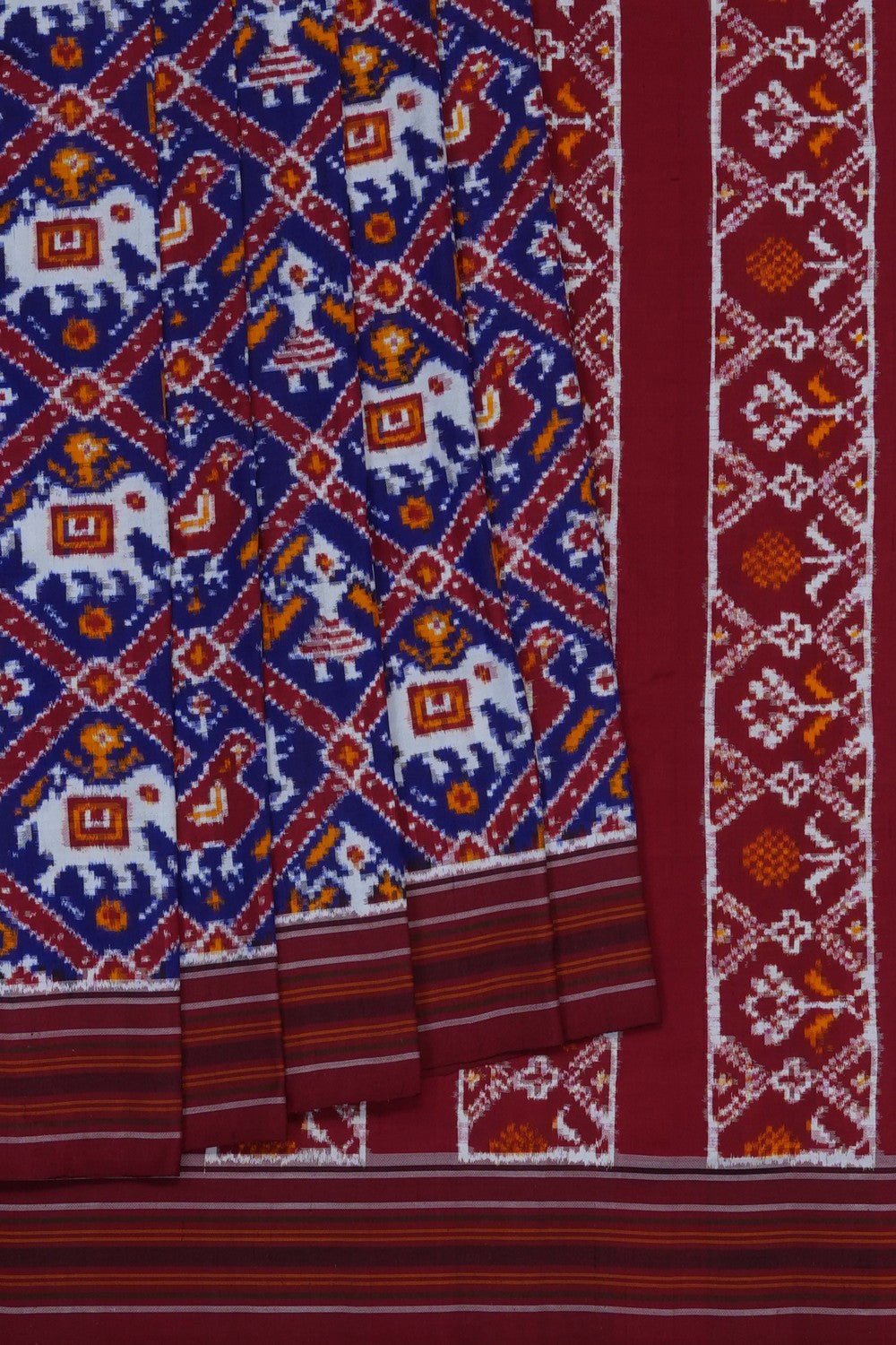 Image of Patan Patola Silk Double Ikat Saree