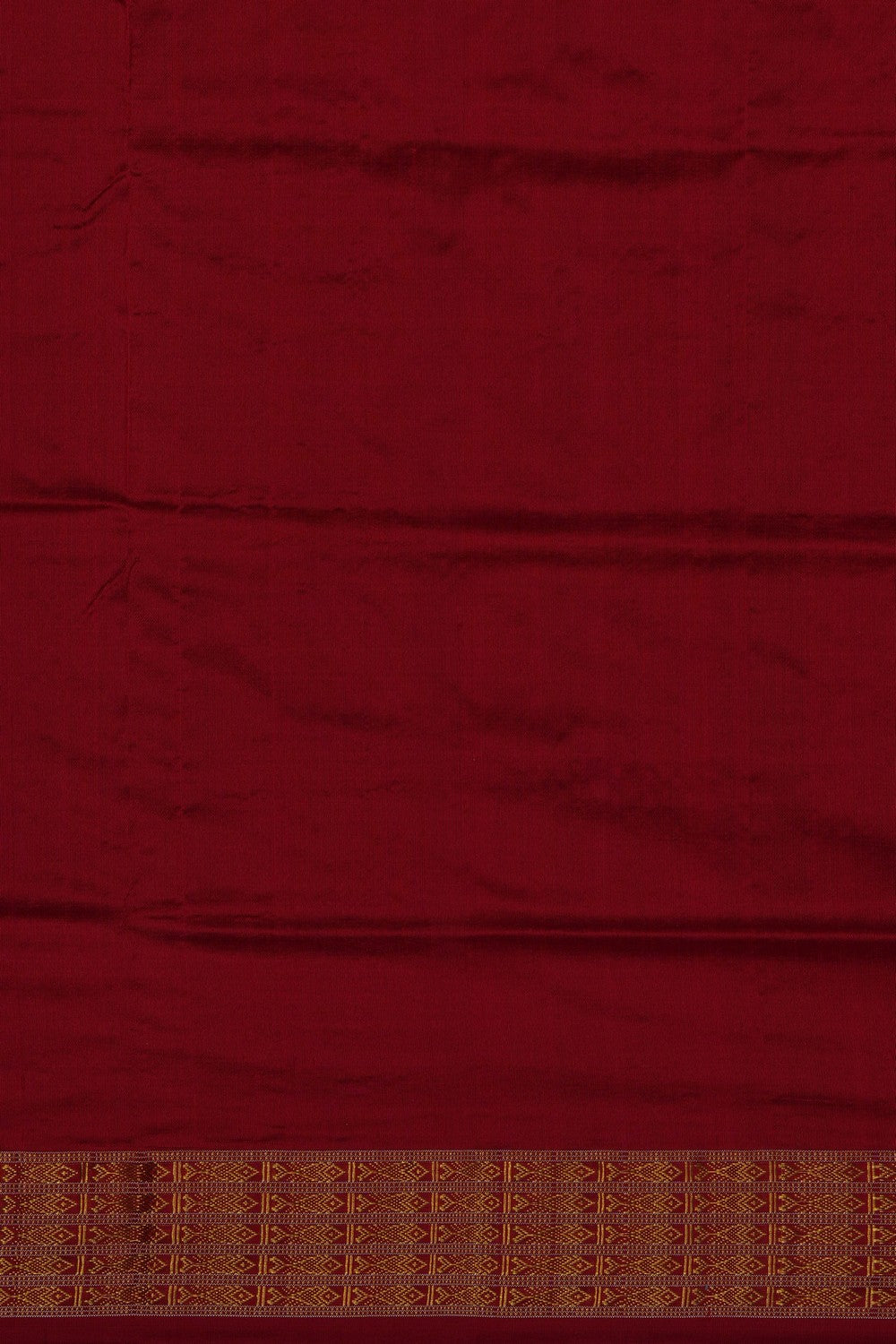 Image of Brown Sambalpuri Silk Saree