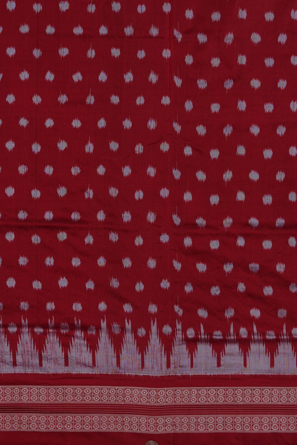 Image of Brown Sambalpuri Silk Saree