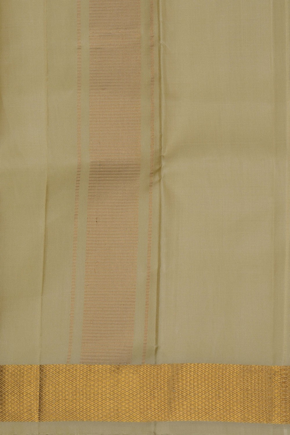 Image of Cream Silk Dhoti With Kanduva (8 X 4) 3 PCS Set