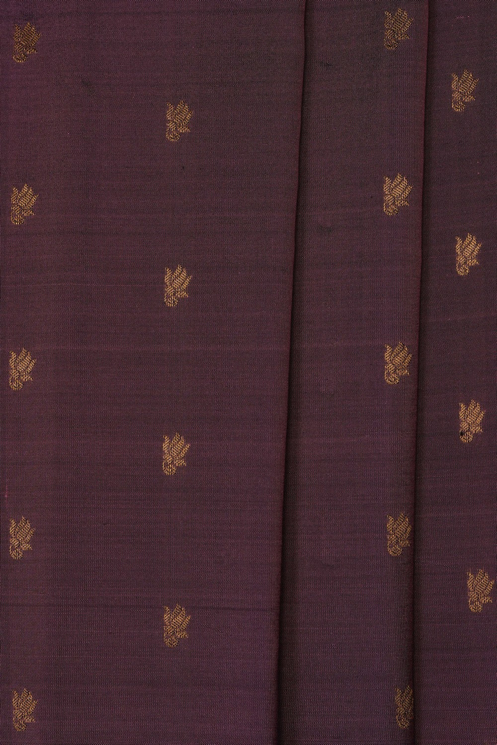 Image of Mauve Gadwal Silk Saree