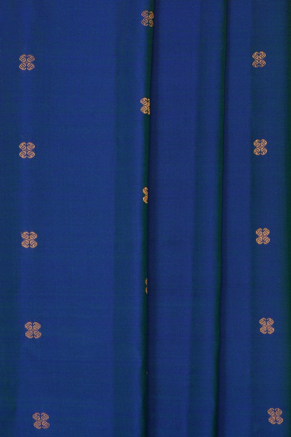 Image of Blue Gadwal Silk Saree