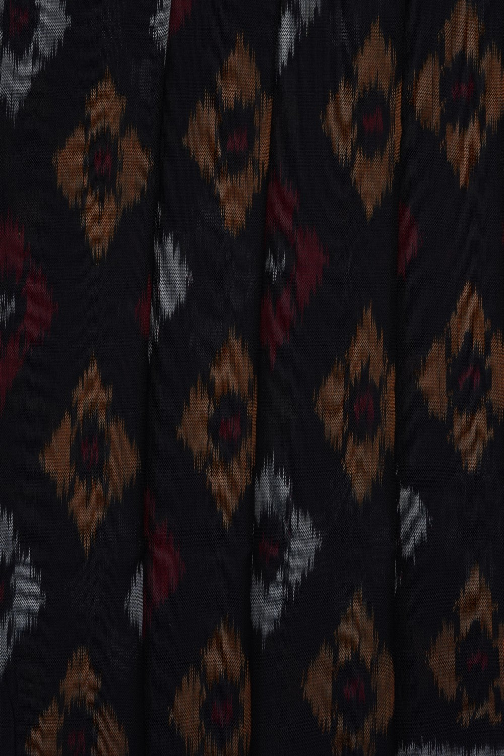 Image of Brown Sambalpuri Cotton Saree