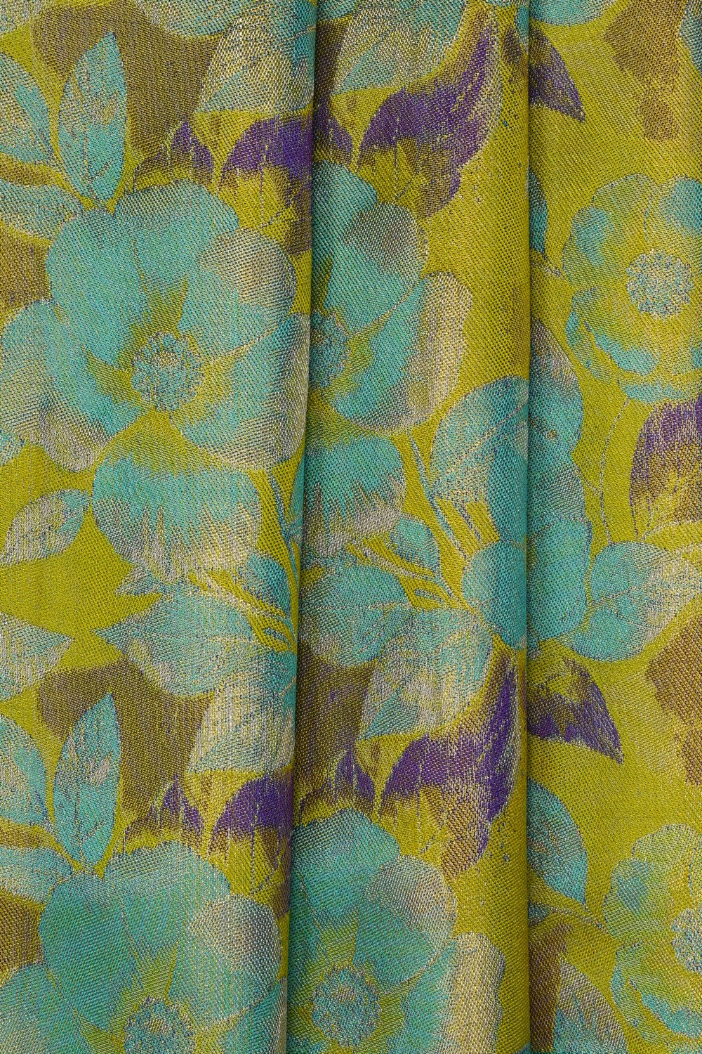 Image of Gold Kanchipattu Tissue Brocade Saree