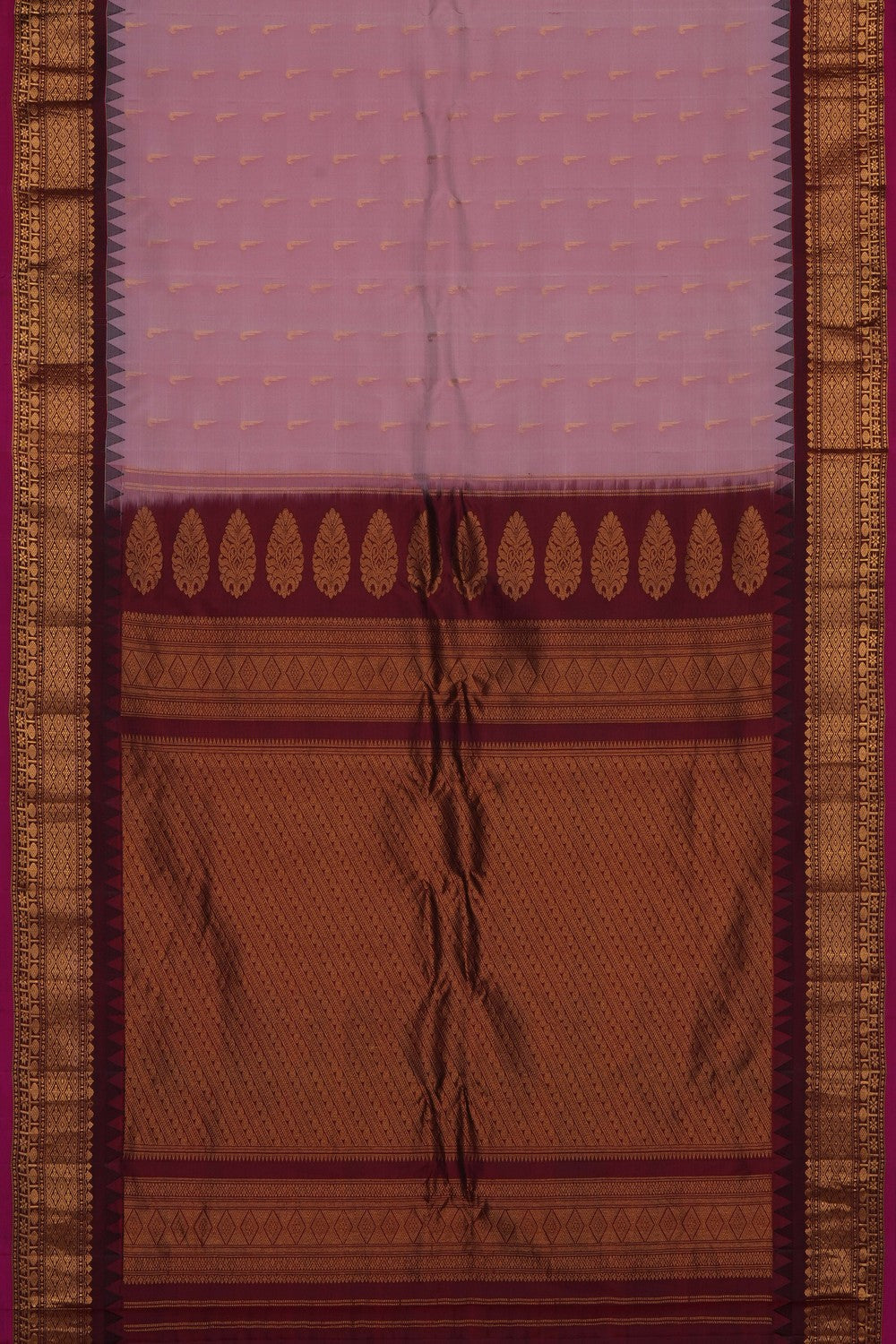 Image of Pink Gadwal Kattam Saree