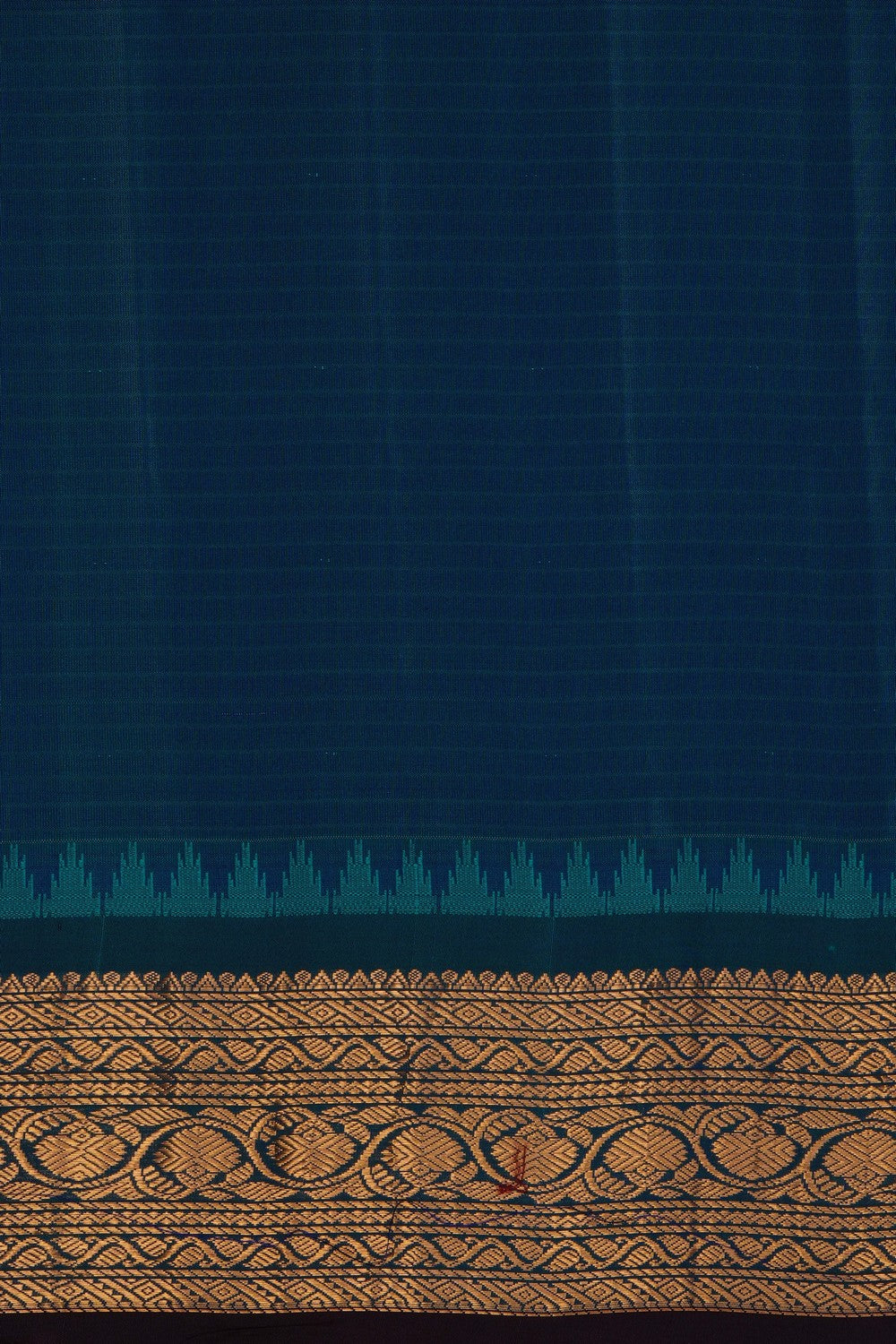 Image of Pink Gadwal Silk Kattam Saree