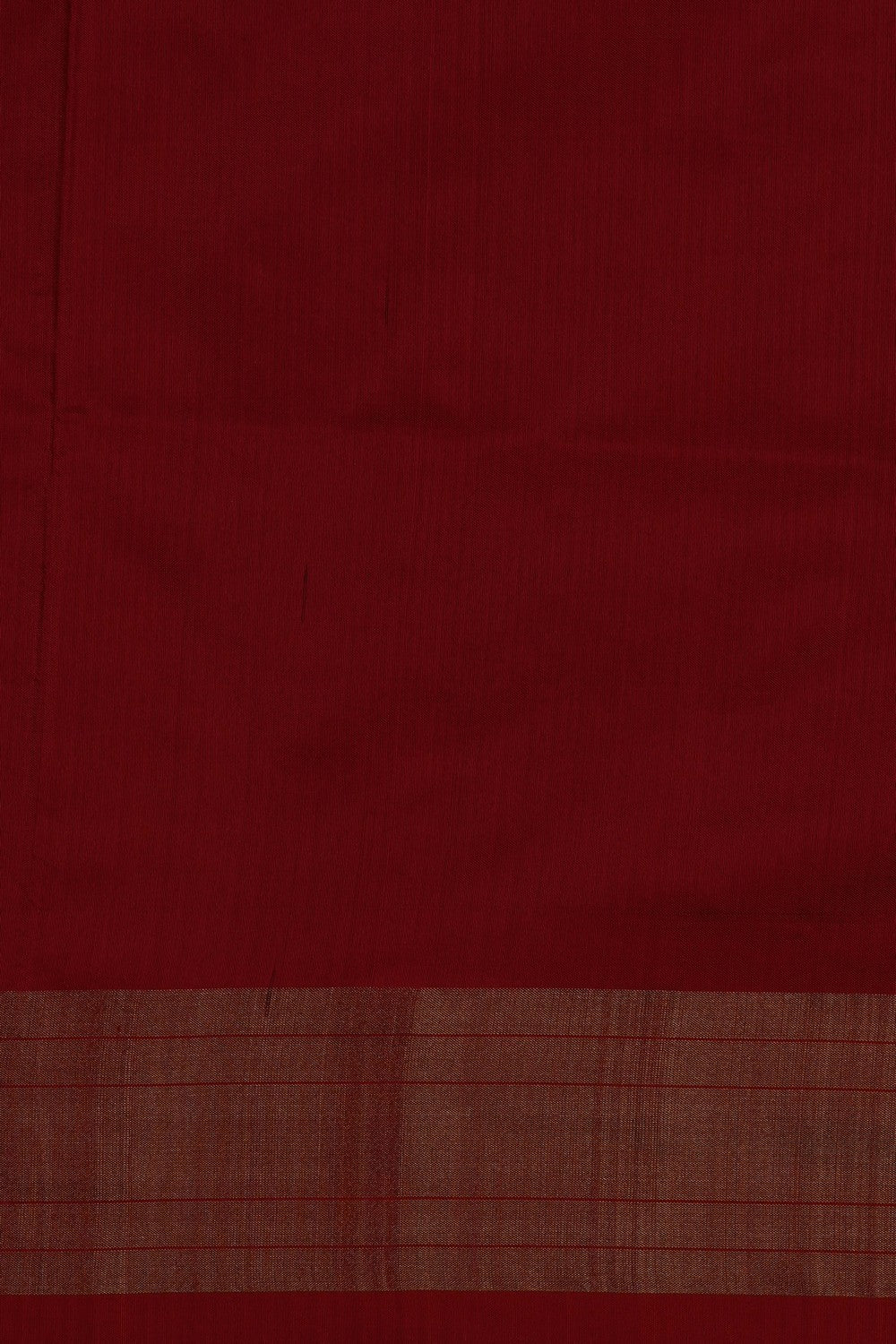 Image of Red Pochampally Ikat Silk Saree
