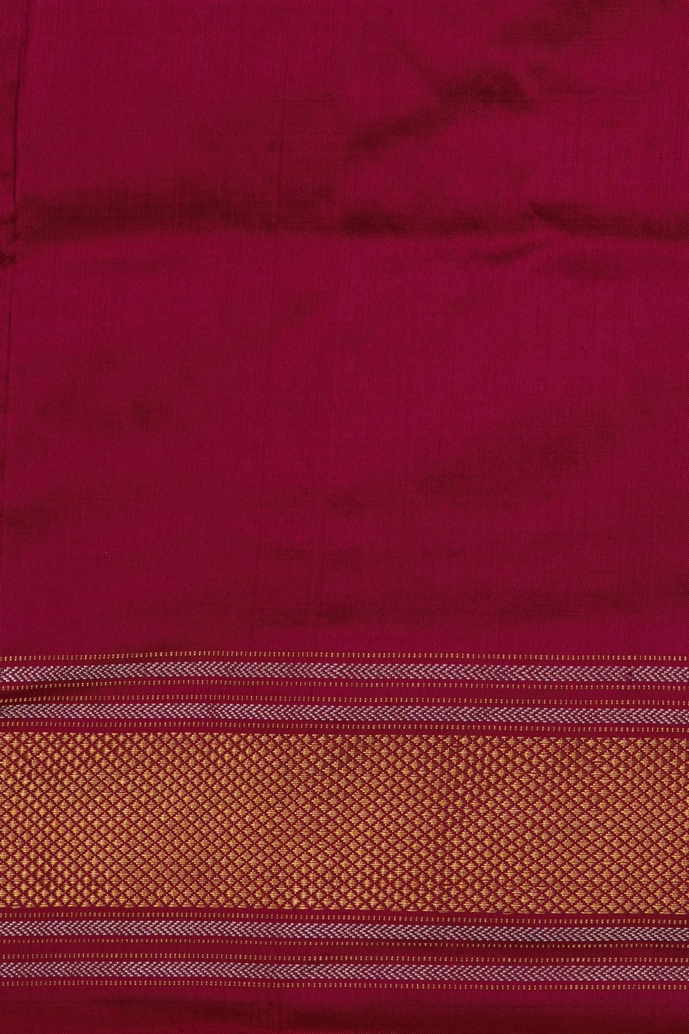 Image of Blue Pochampally Ikat Silk Saree