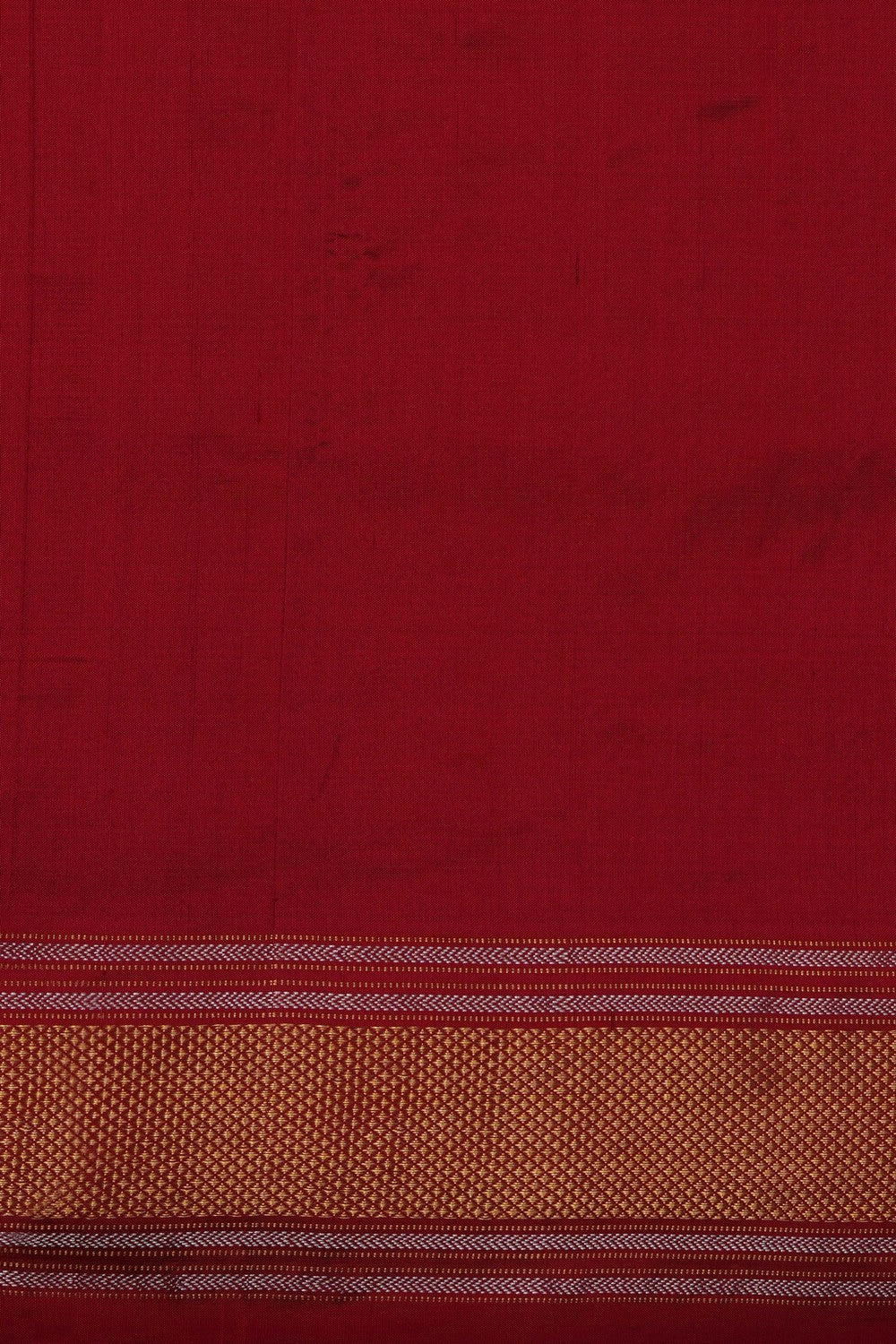Image of Purple Pochampally Ikat Silk Saree
