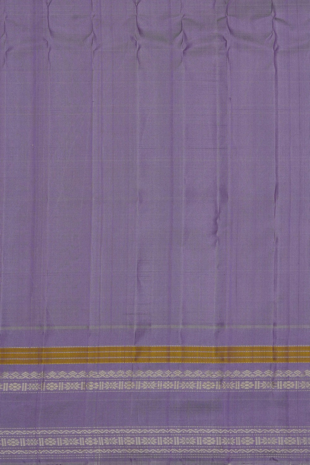 Image of Off-White Gadwal Silk Saree