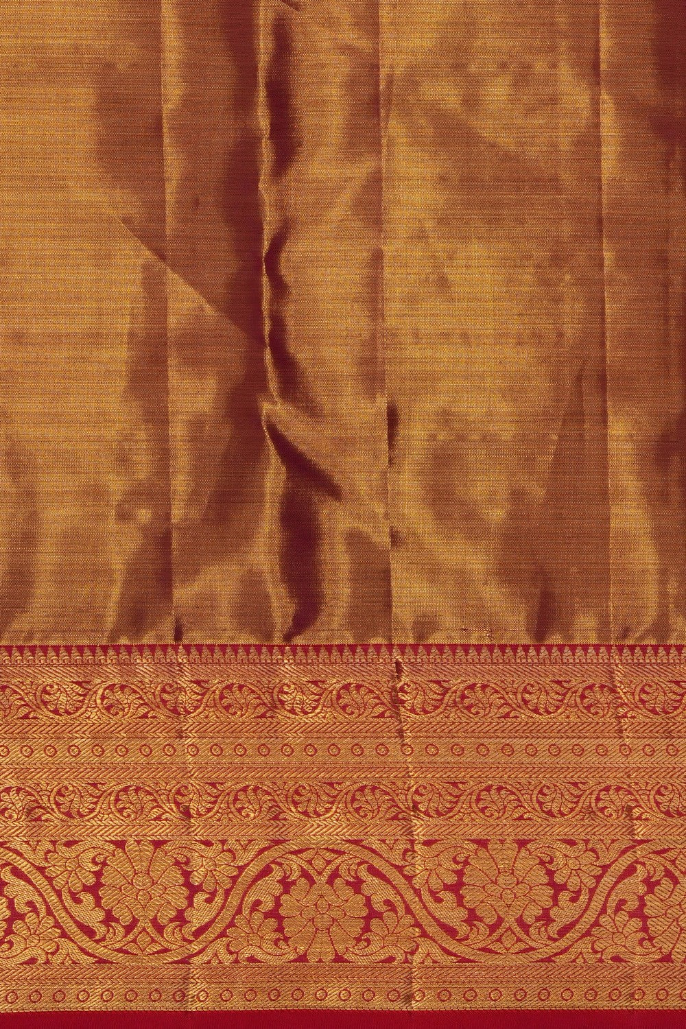 Image of Gold Kanchipattu Tissue Brocade Saree