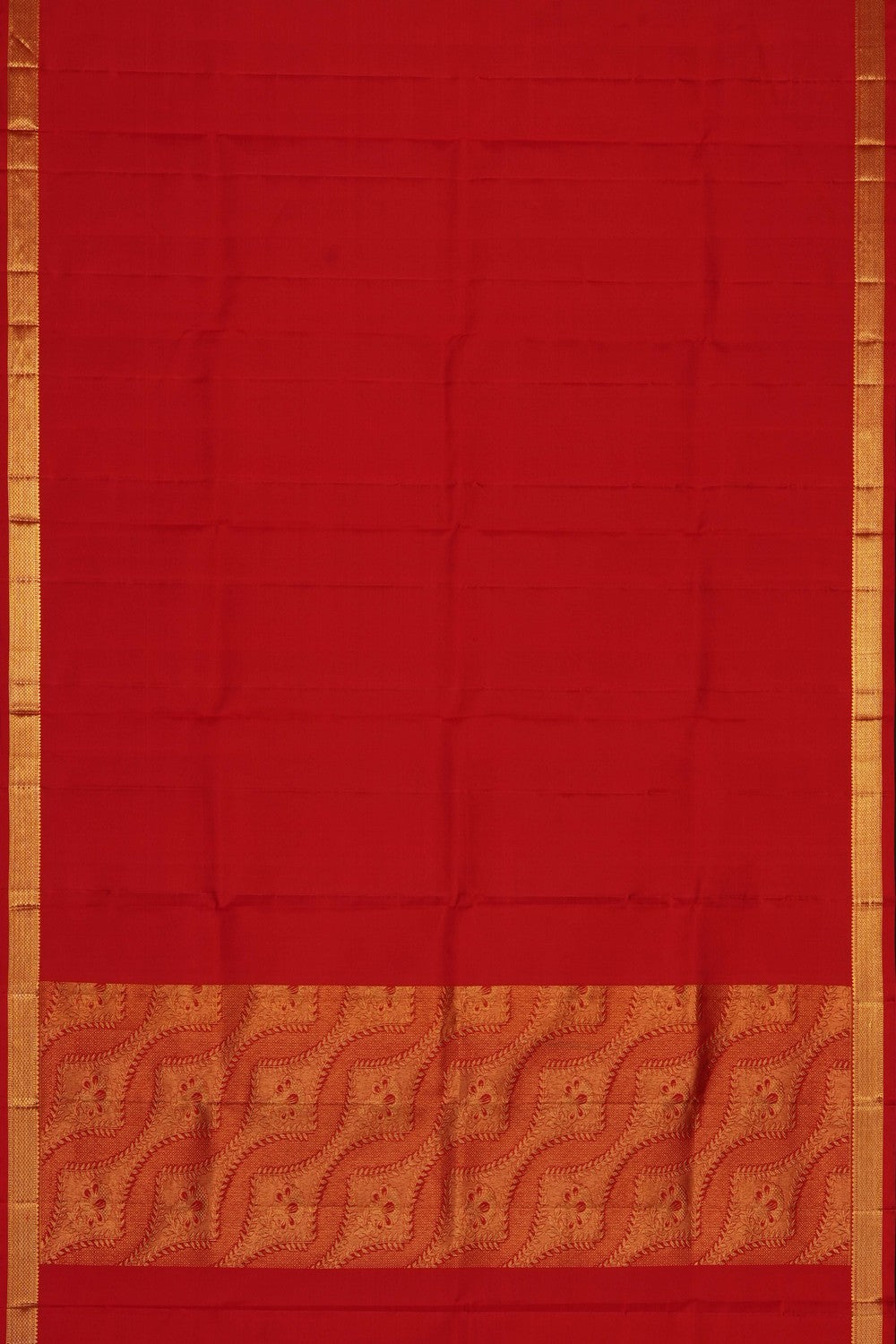 Image of Red Kanchipattu Dupatta
