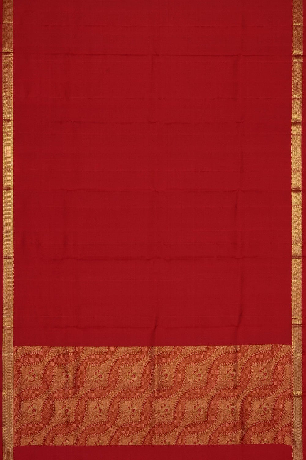 Image of Red Kanchipattu Dupatta