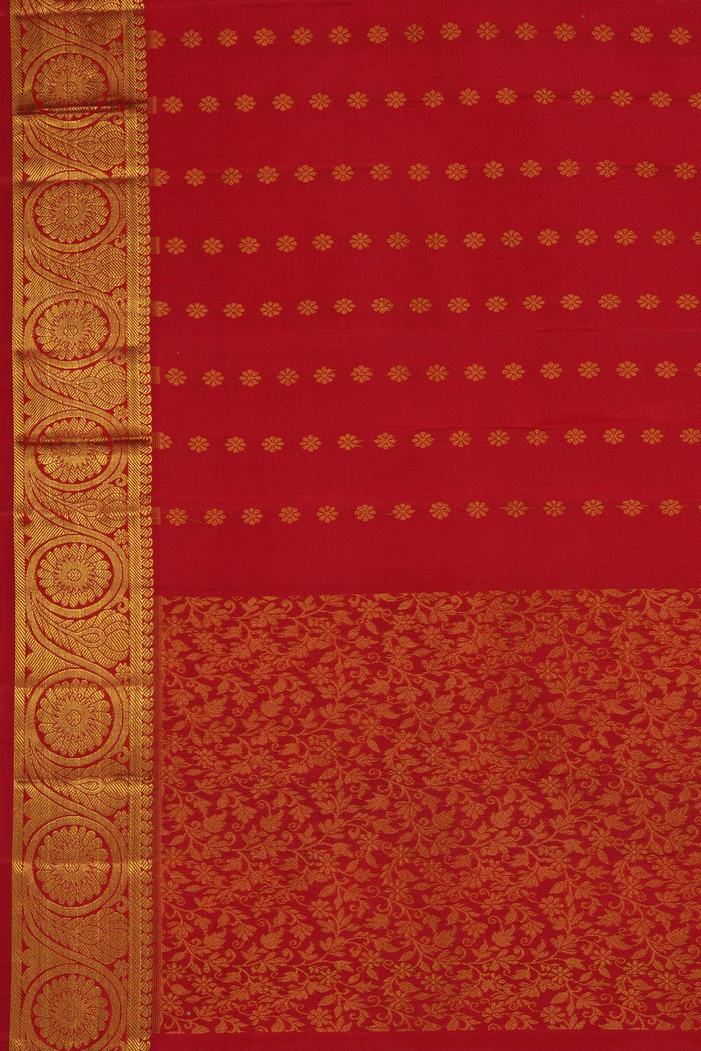 Image of Red Kanchipattu Dupatta