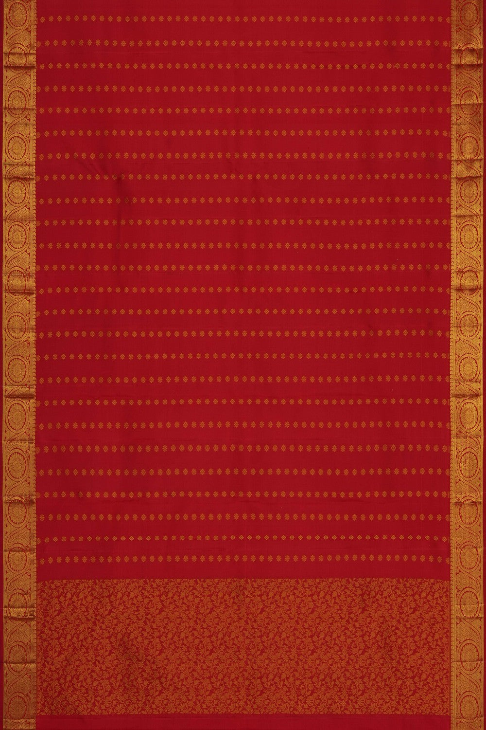 Image of Red Kanchipattu Dupatta