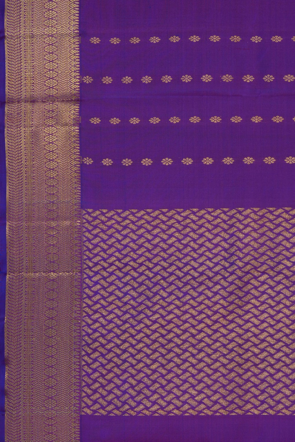 Image of Purple Kanchipattu Dupatta