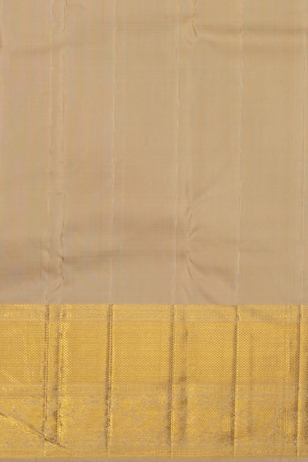 Image of Off-White Vintage Kanchipattu Brocade Saree