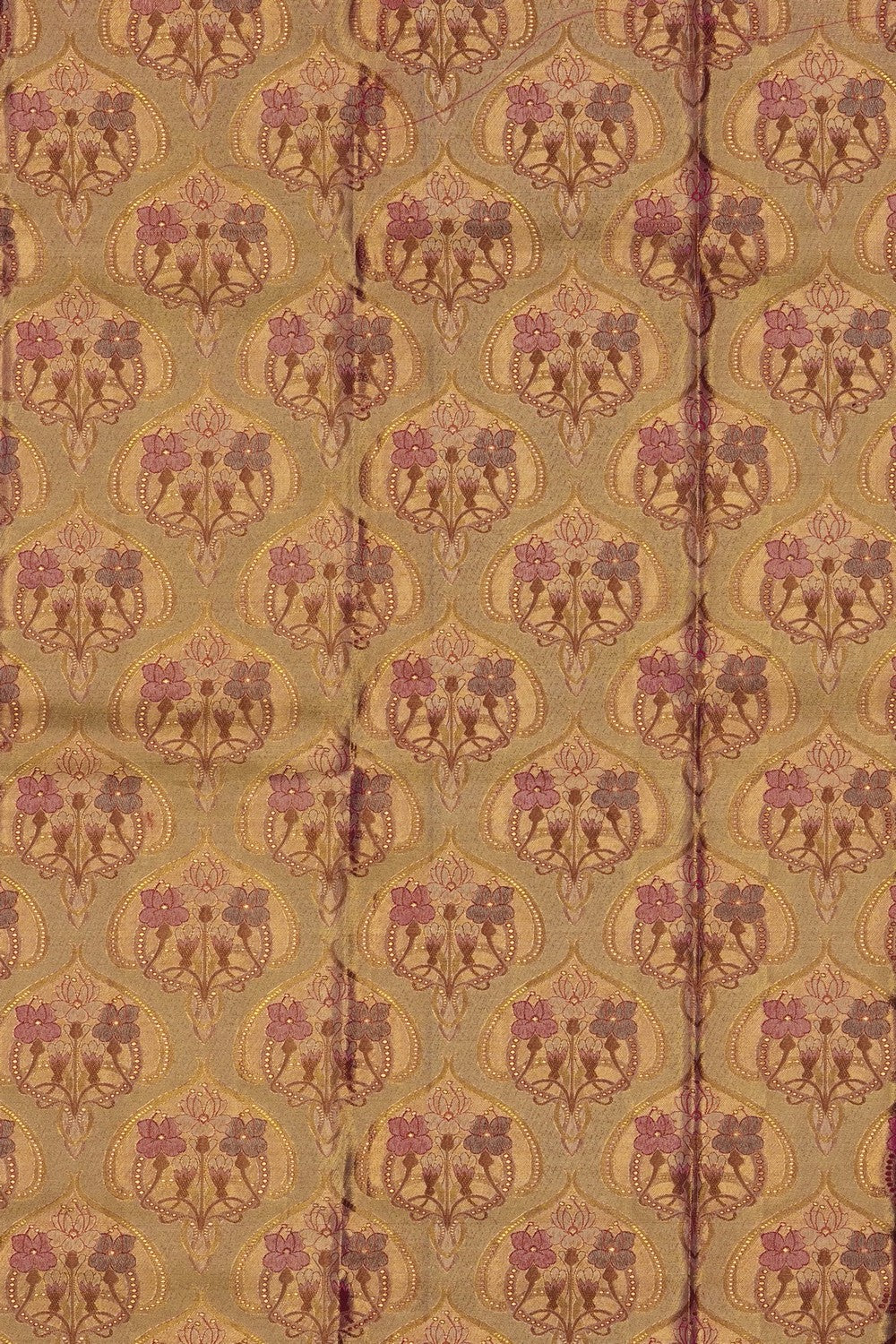Image of Kanchipattu Tissue Pavada Unstitched Set
