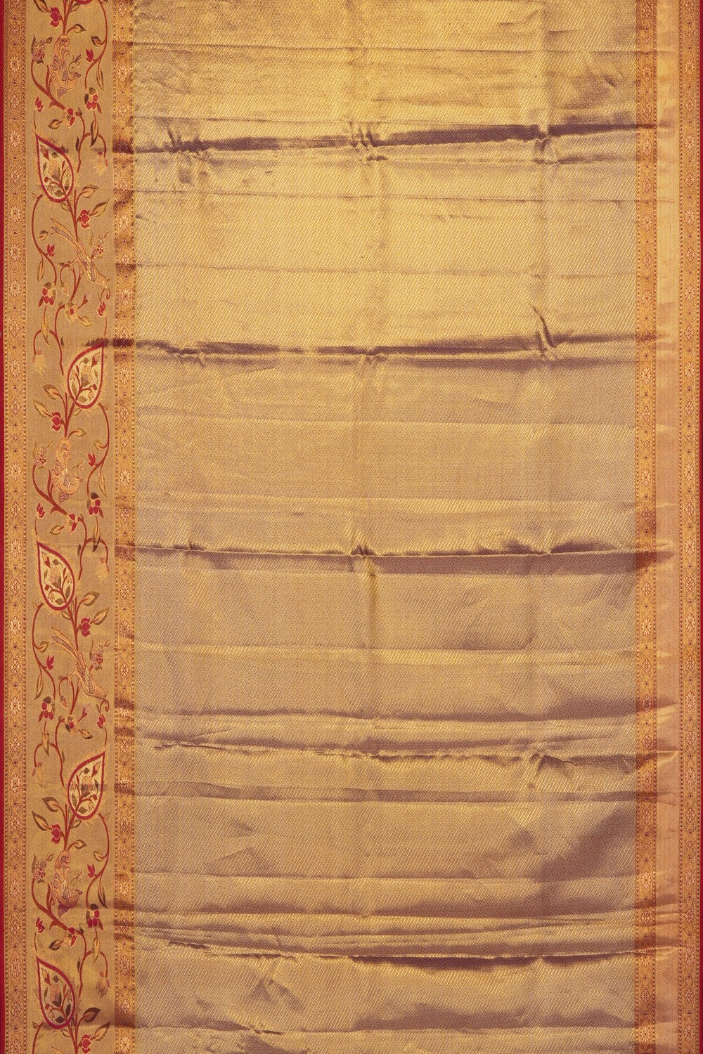 Image of Kanchipattu Tissue Pavada Unstitched Set