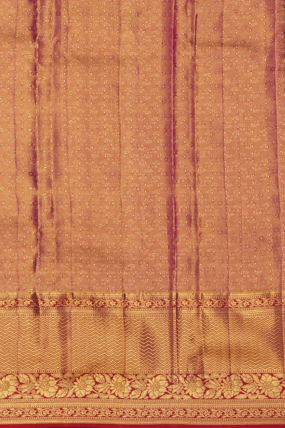 Image of Kanchipattu Tissue Pavada Unstitched Set