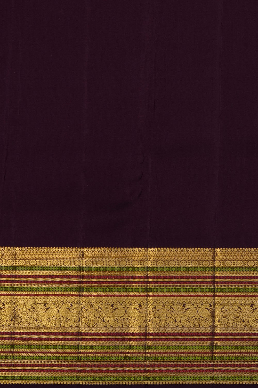Image of Yellow Vintage Kanchipattu Brocade Saree