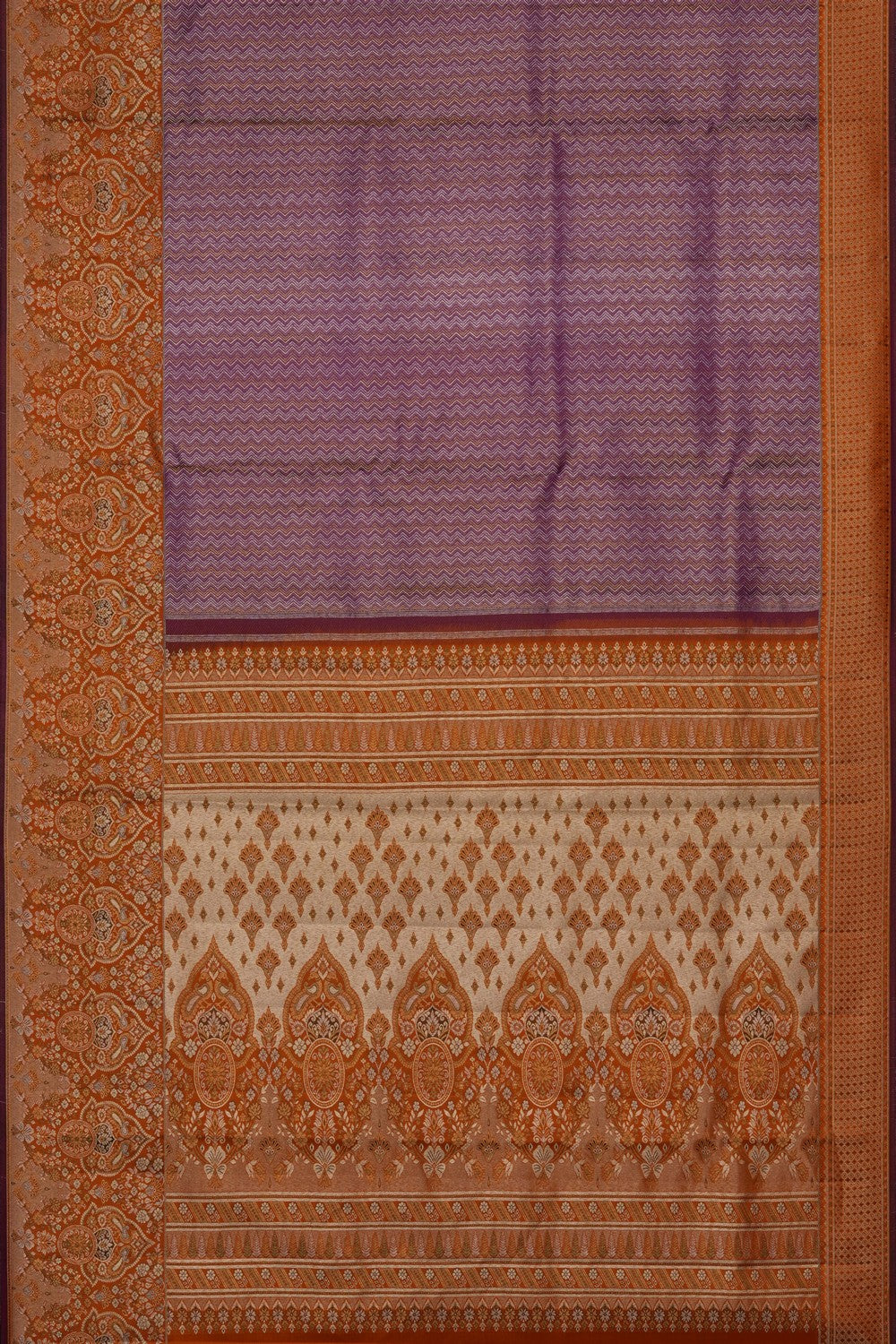Image of Purple Kanchipattu Brocade Saree
