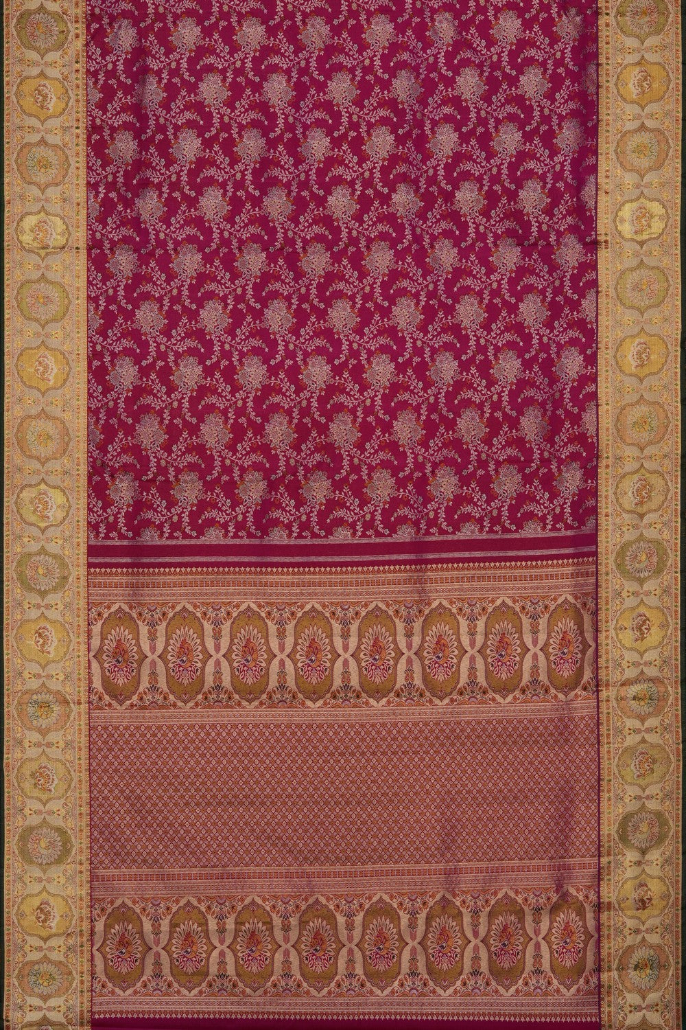 Image of Pink Kanchipattu Brocade Saree