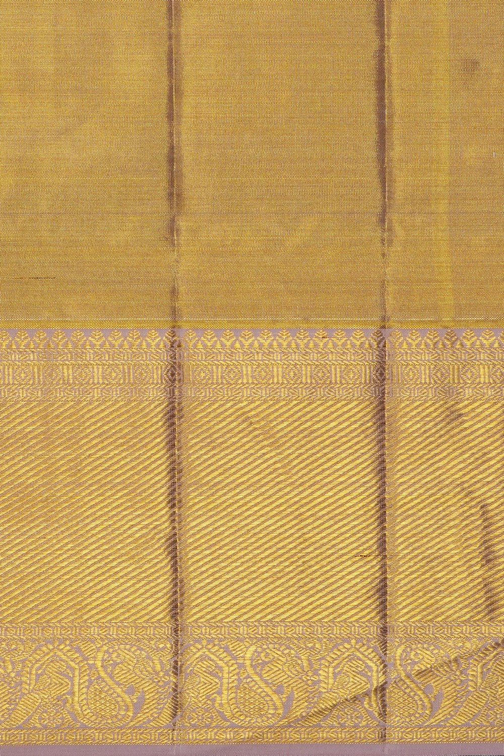 Image of Gold Kanchipattu Tissue Brocade Saree
