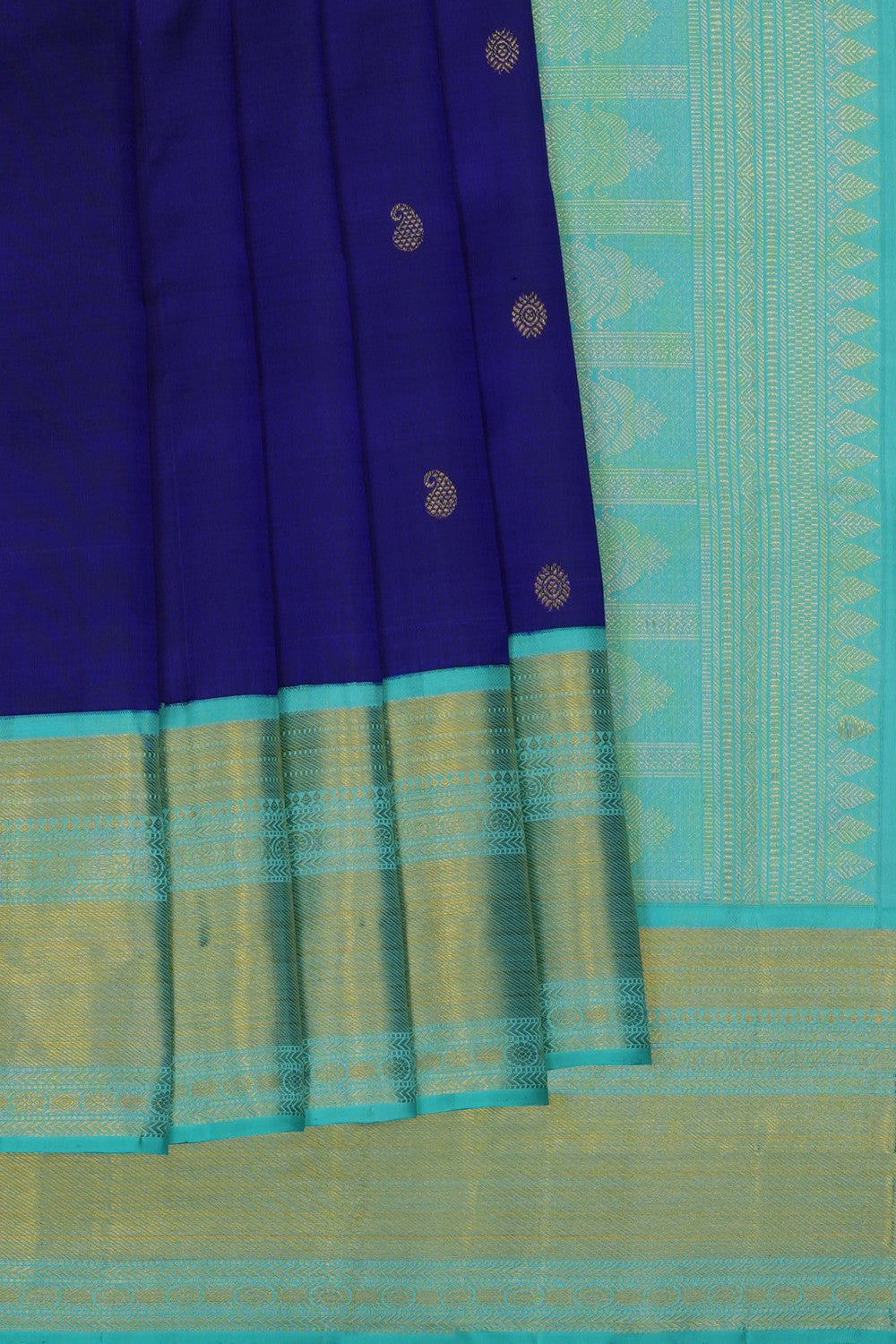 Image of Purple Kanchi Silk Saree