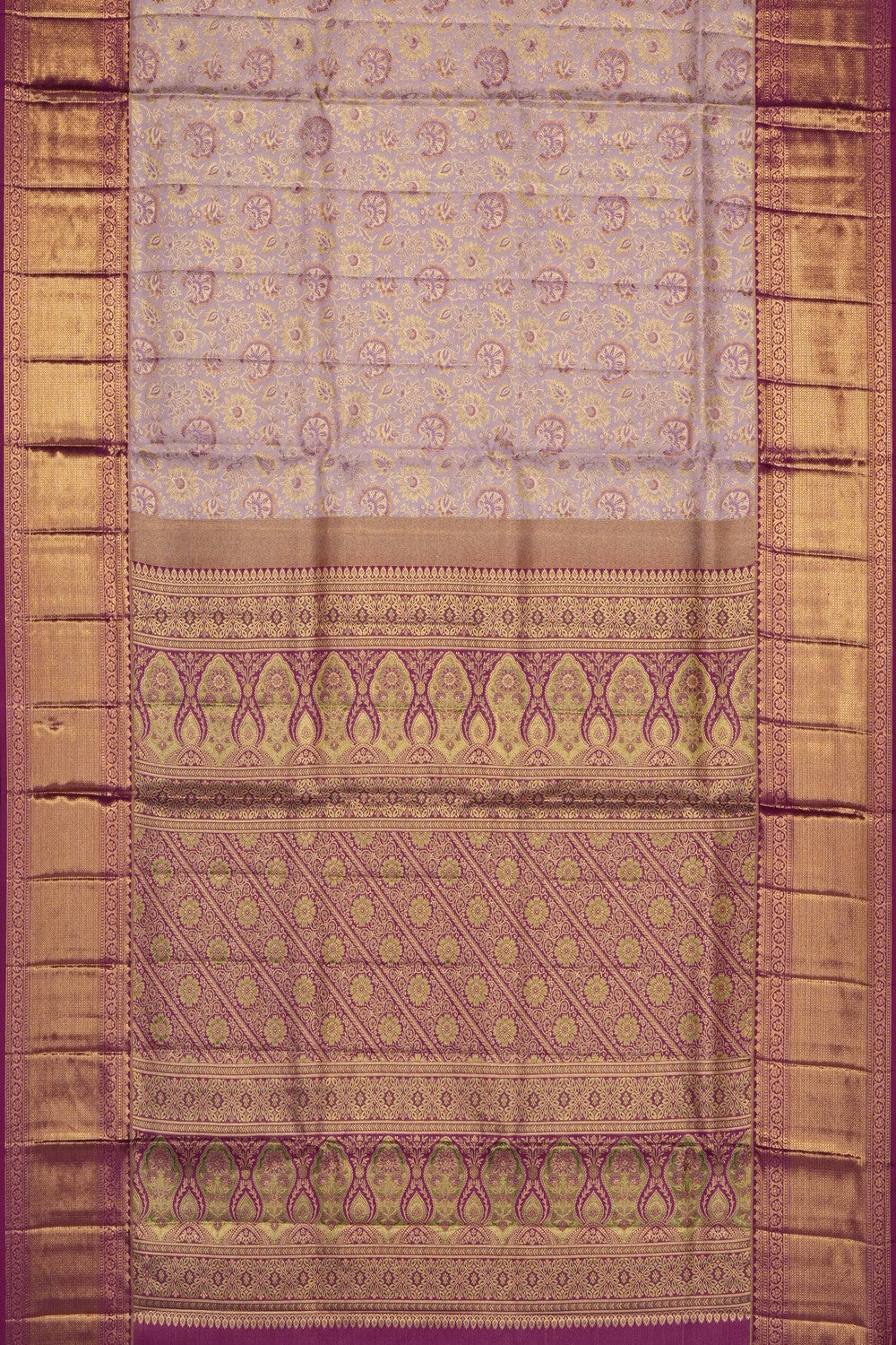 Image of Pink Kanchipattu Brocade Saree
