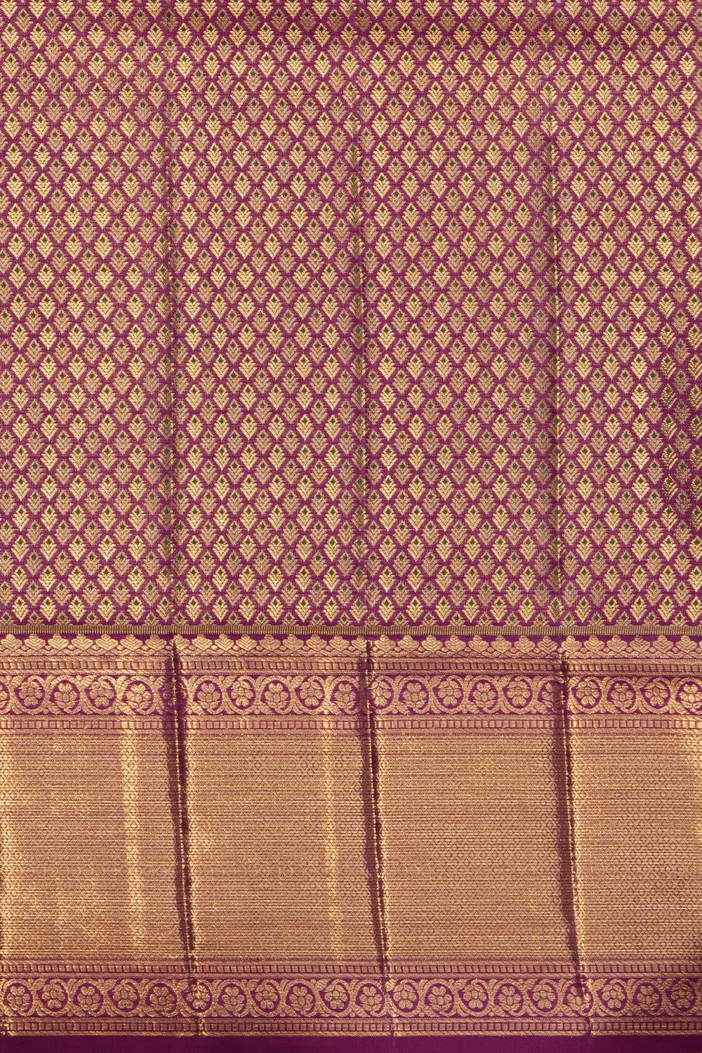 Image of Pink Kanchipattu Brocade Saree
