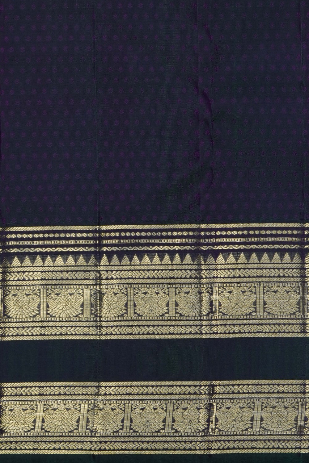Image of Vintage Kanchipattu Kattam Saree