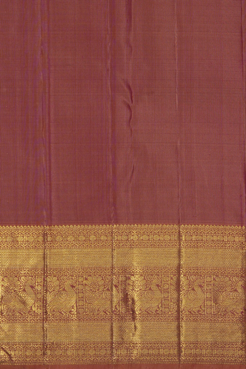 Image of Violet Vintage Kanchipattu Kattam Saree