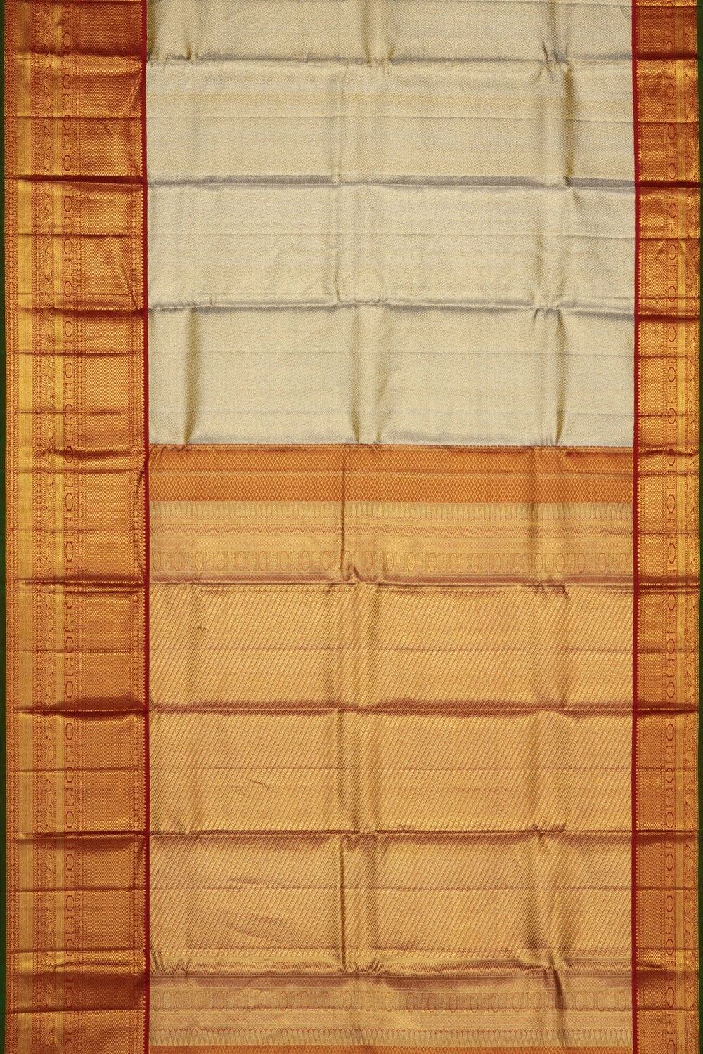Image of Gold Kanchipattu Tissue Brocade Saree