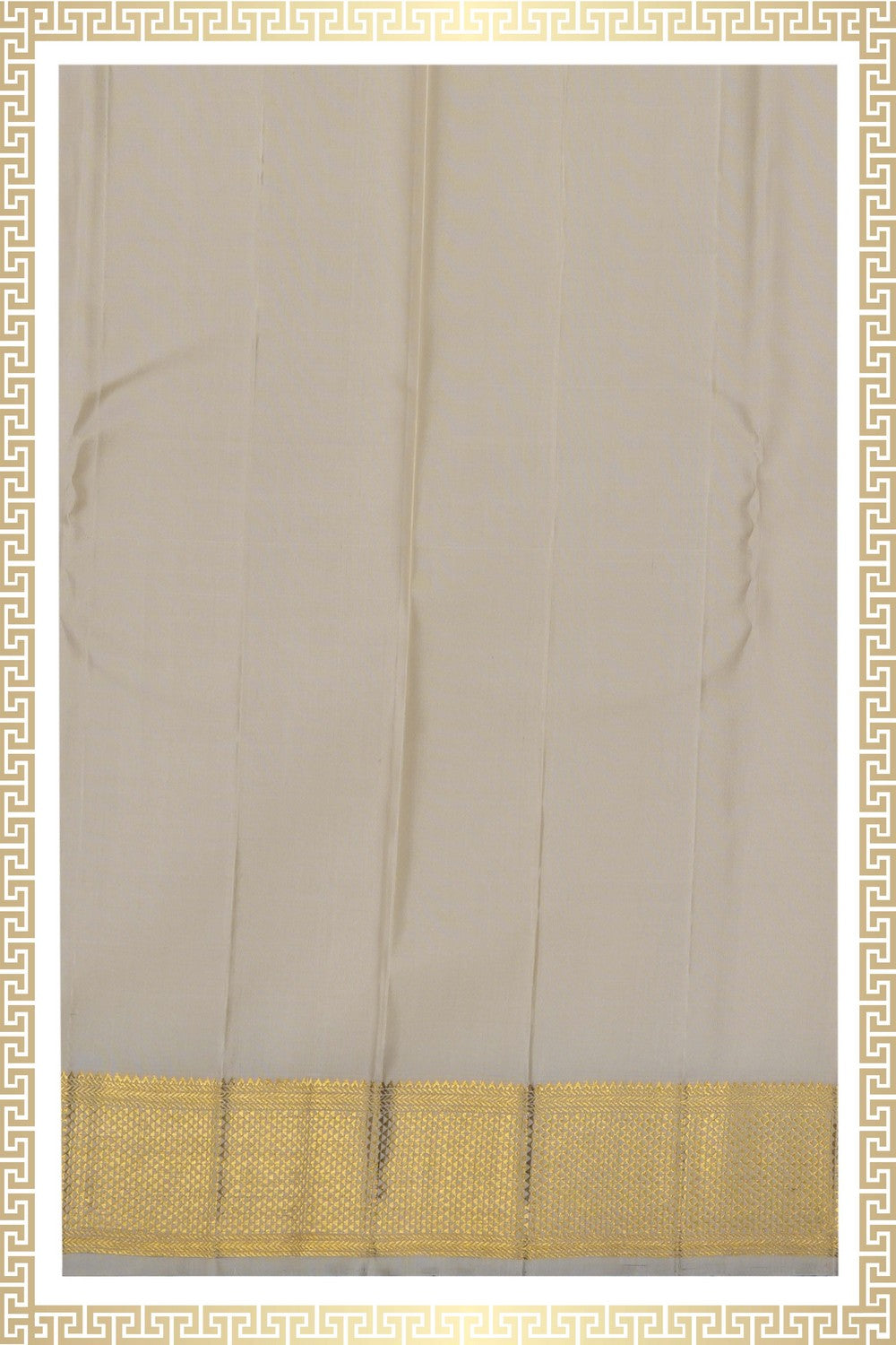 Image of Kanchi Silk Dhoti With Kanduva (8 X 4) 2 PCS Set