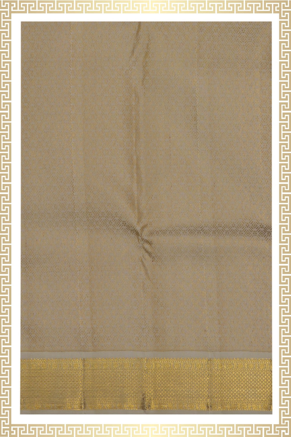Image of Kanchi Silk Dhoti With Kanduva (8 X 4) 2 PCS Set