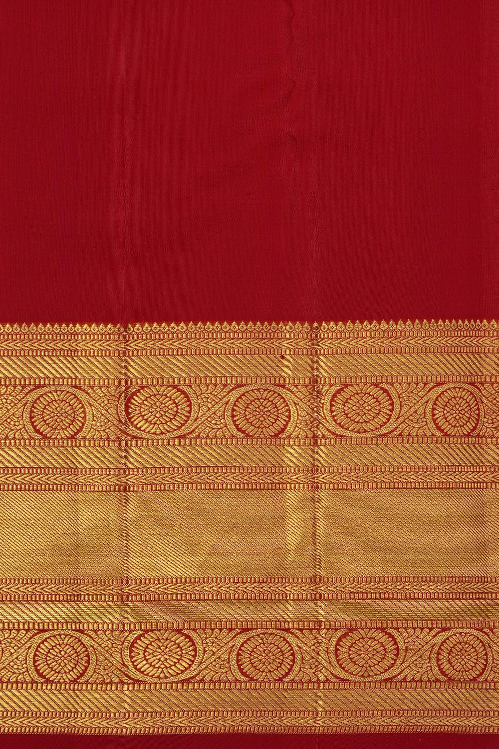 Image of Red Kanchipattu Saree