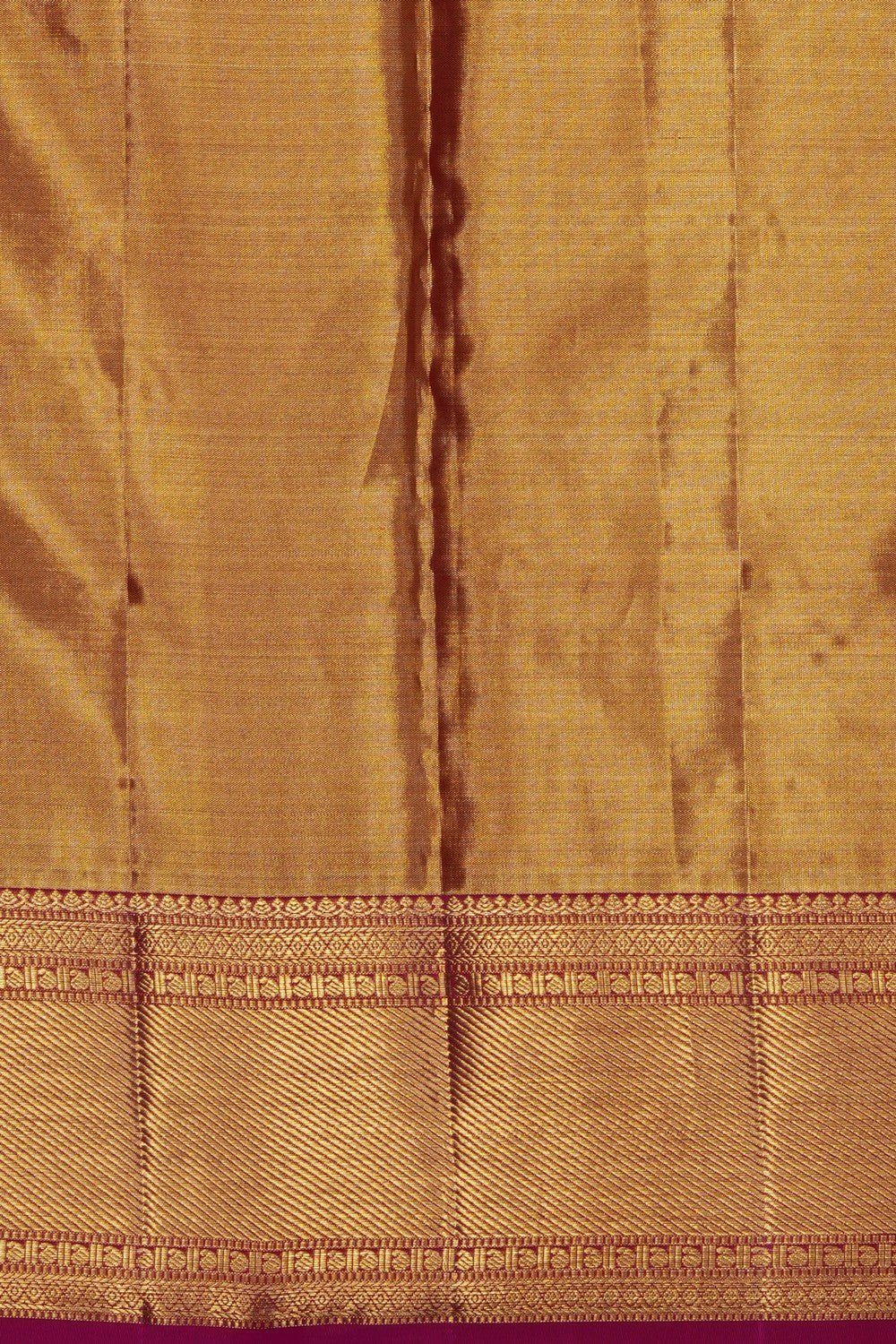Image of Purple Kanchipattu Tissue Brocade Saree