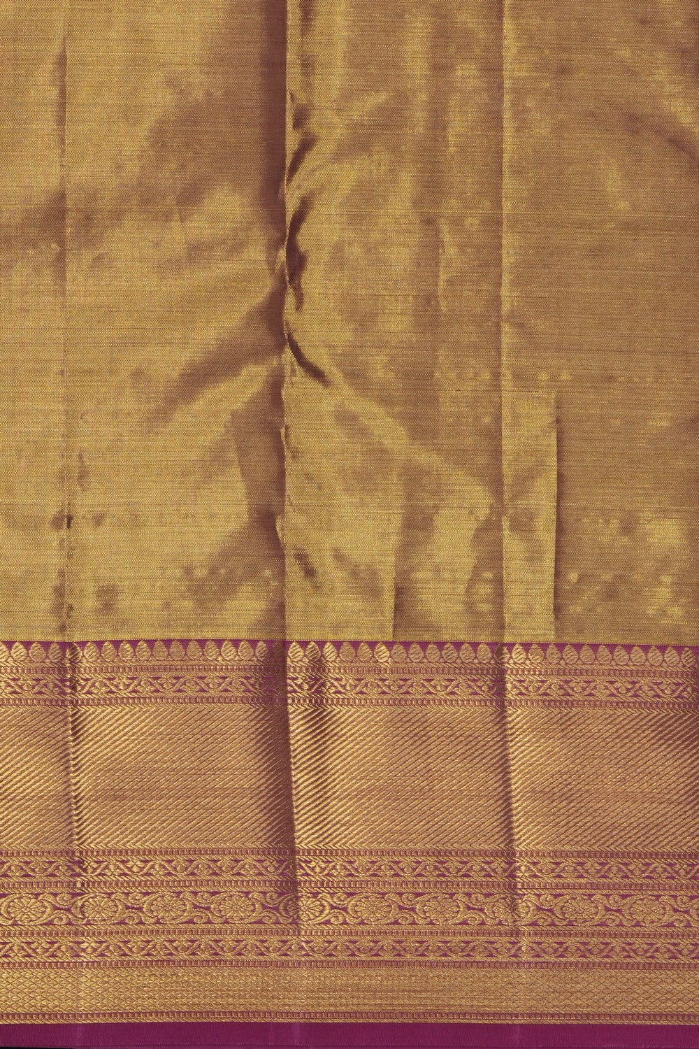 Image of Gold Kanchipattu Tissue Brocade Saree