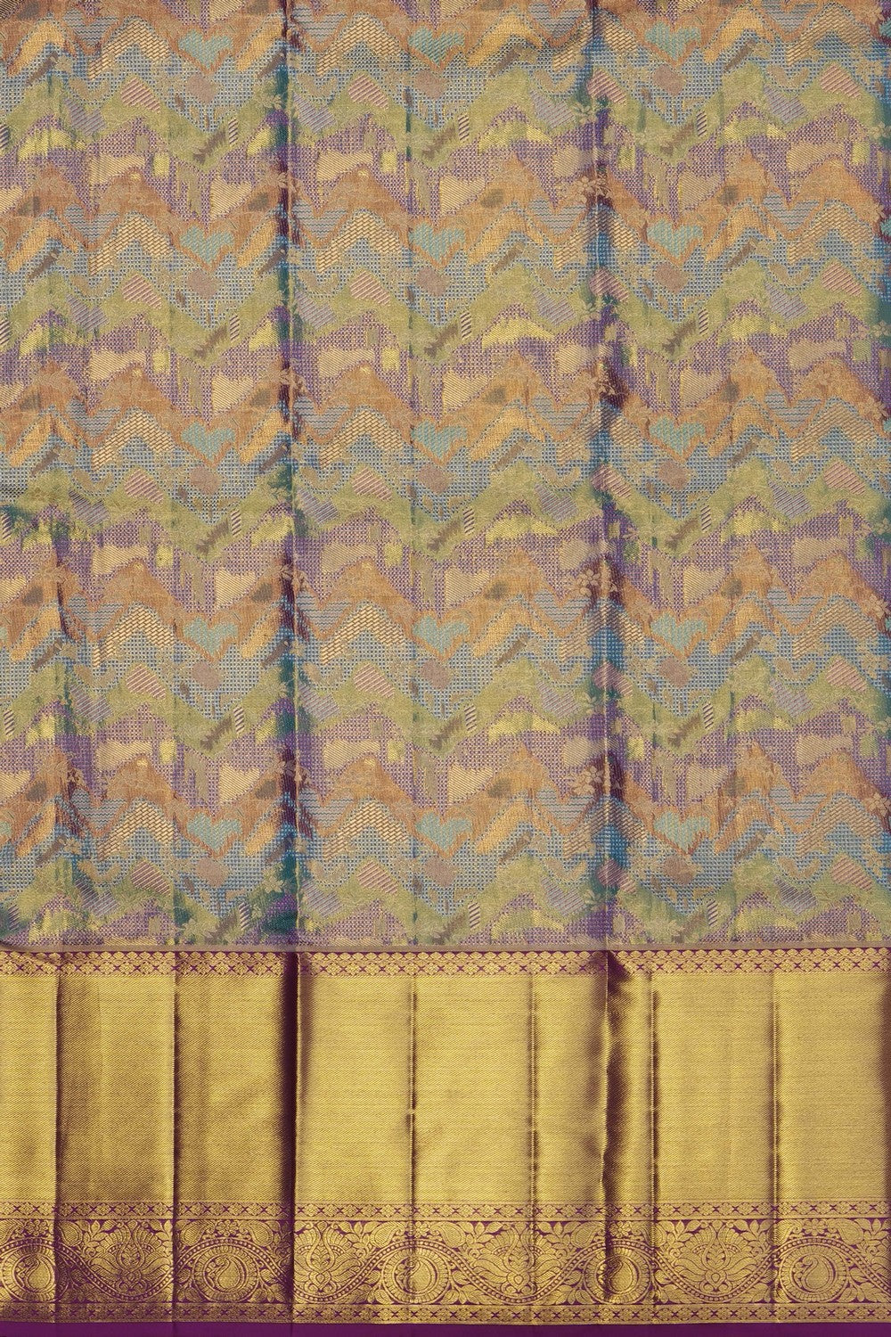 Image of Kanchipattu Pavada Unstitched Set