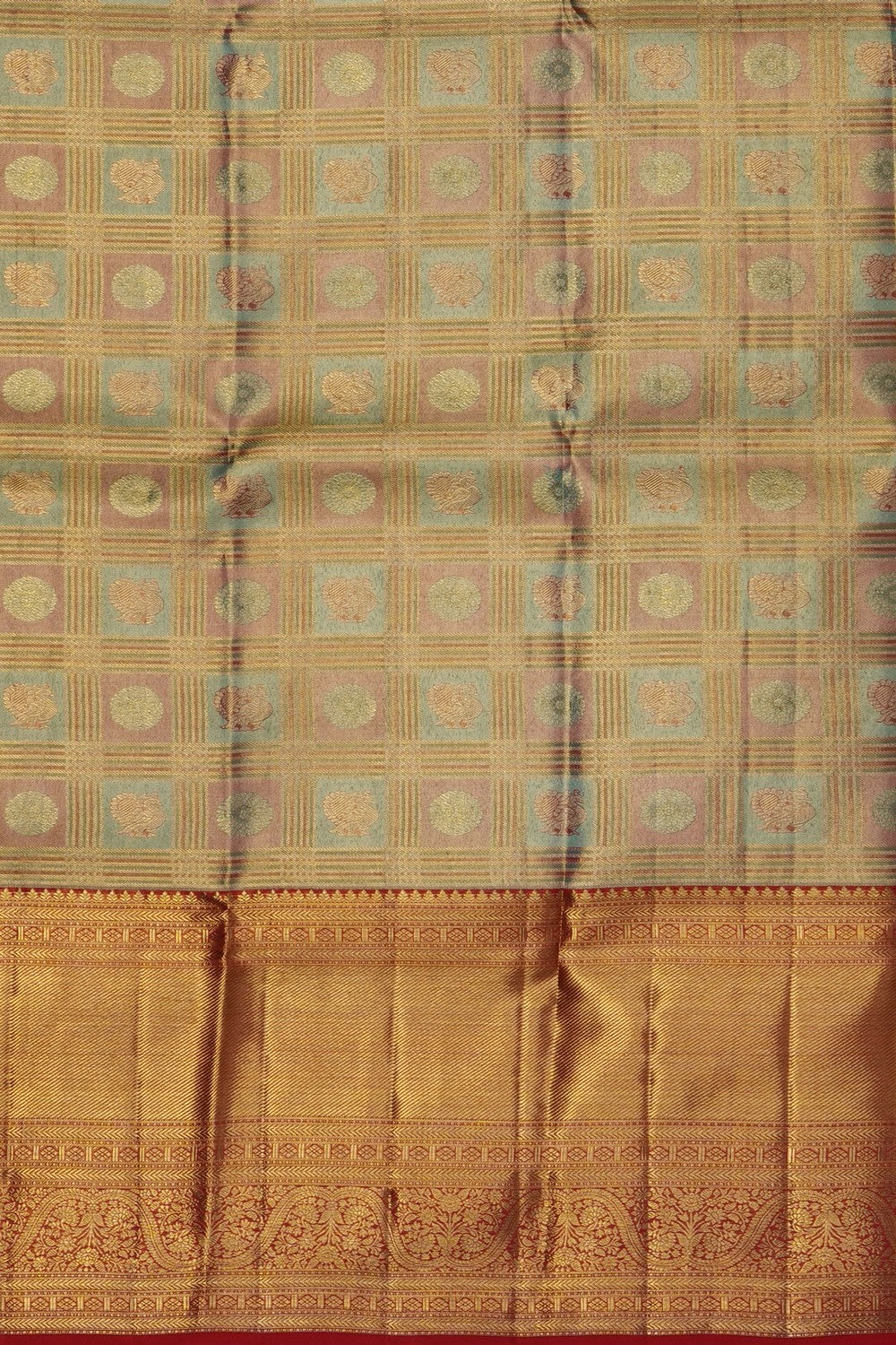 Image of Kanchipattu Pavada Unstitched Set