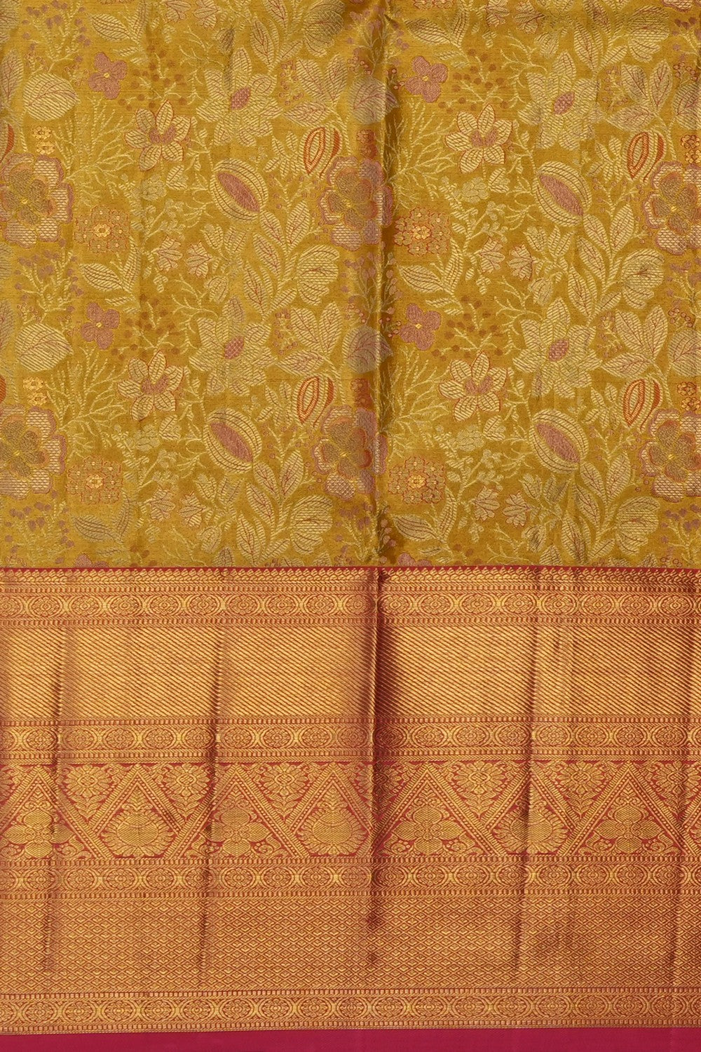 Image of Kanchipattu Pavada Unstitched Set