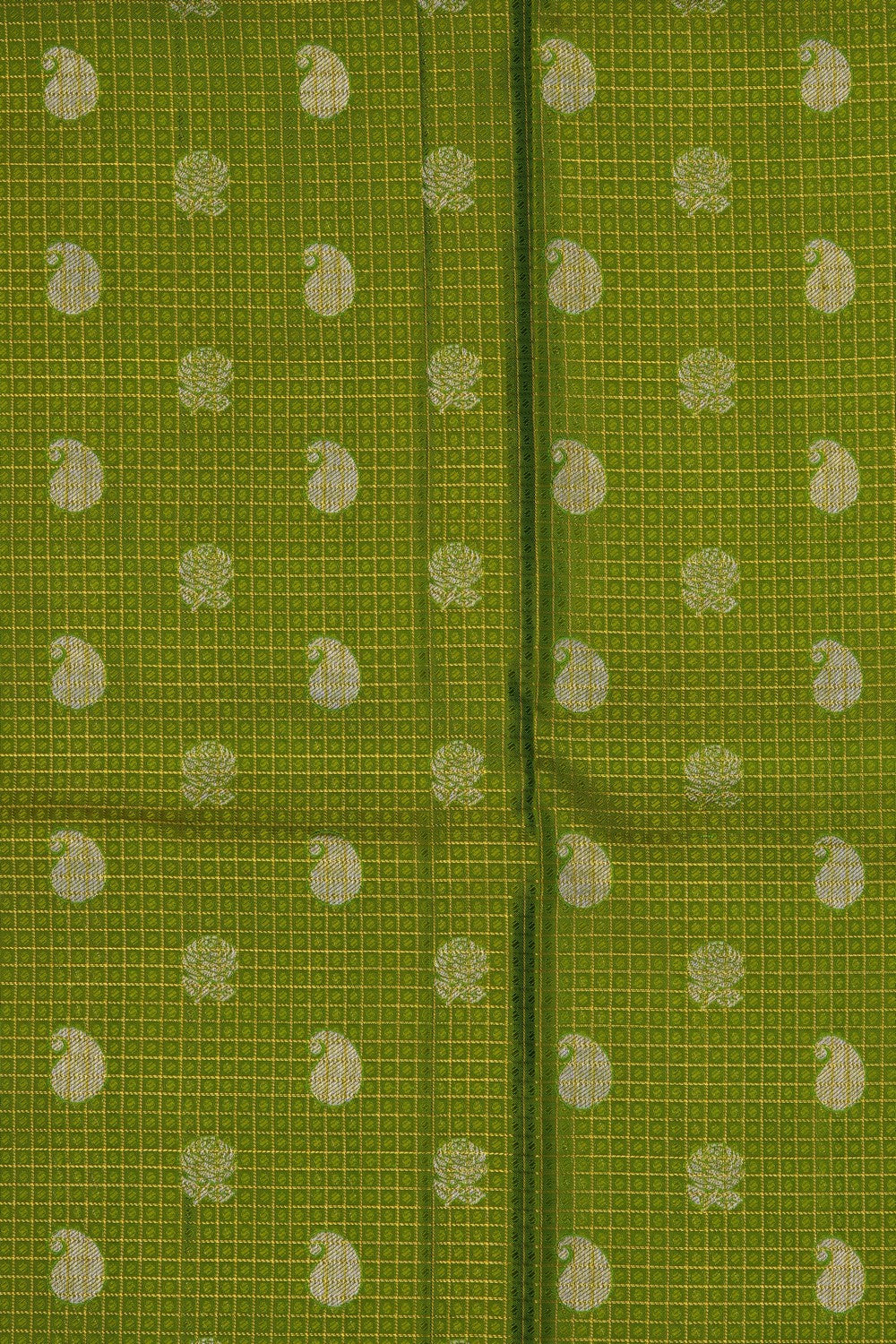 Image of Kanchipattu Pavada Unstitched Set
