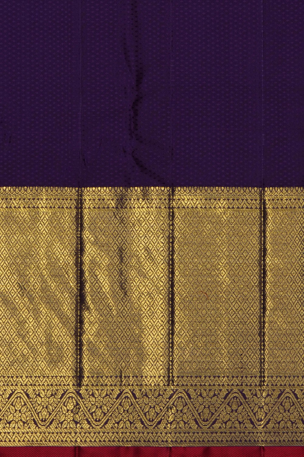 Image of Purple Kanchipattu Brocade Saree