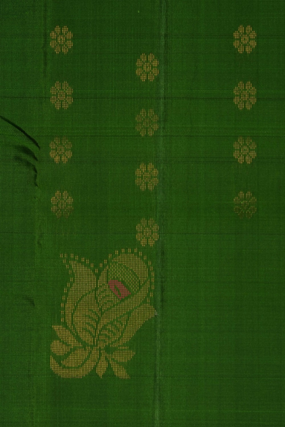 Image of Green Kanchi Silk Saree