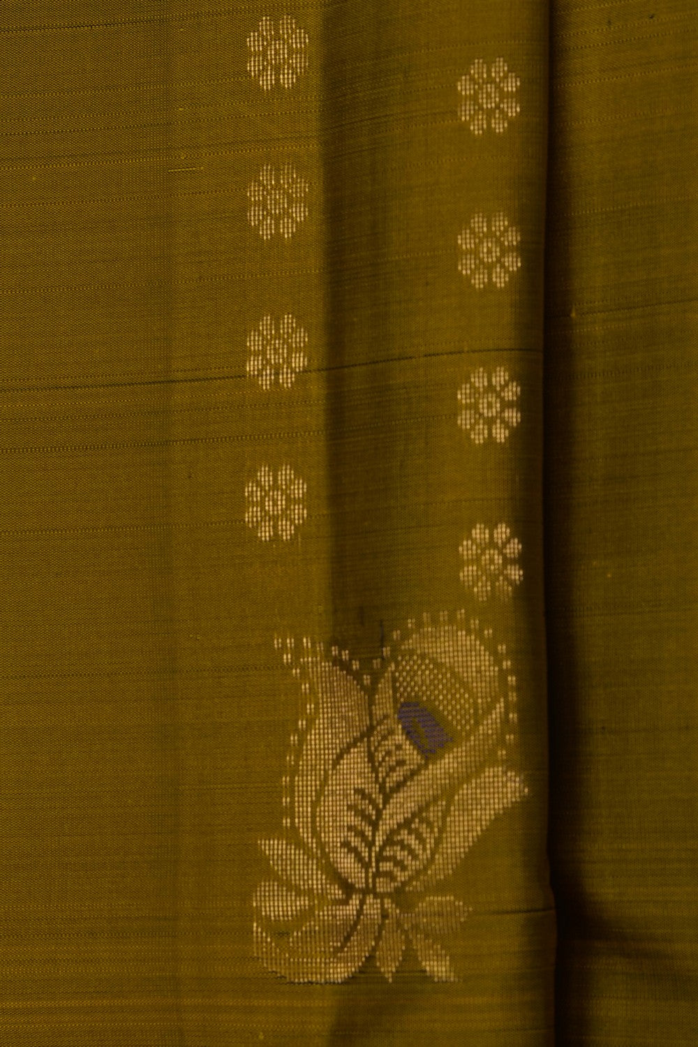 Image of Green Kanchi Silk Saree