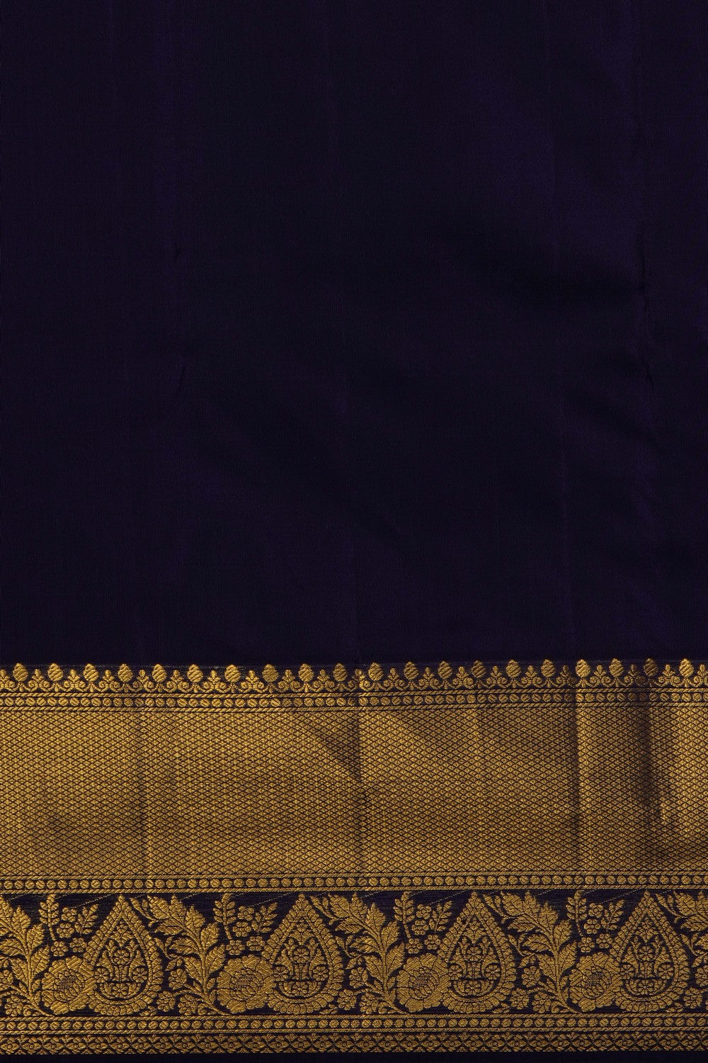 Image of Turquoise-Blue Kanchipattu Brocade Saree