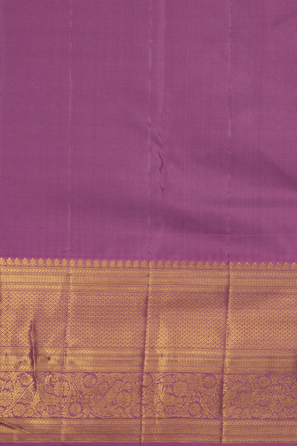 Image of Navy Blue Kanchipattu Brocade Saree