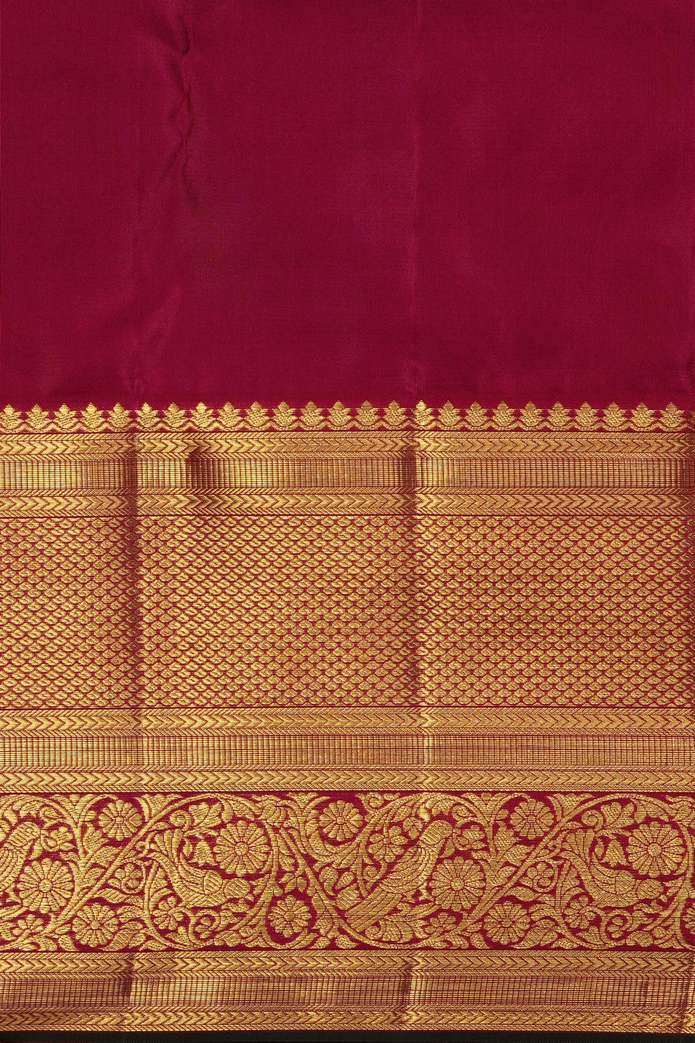 Image of Teal-Green Kanchipattu Brocade Saree