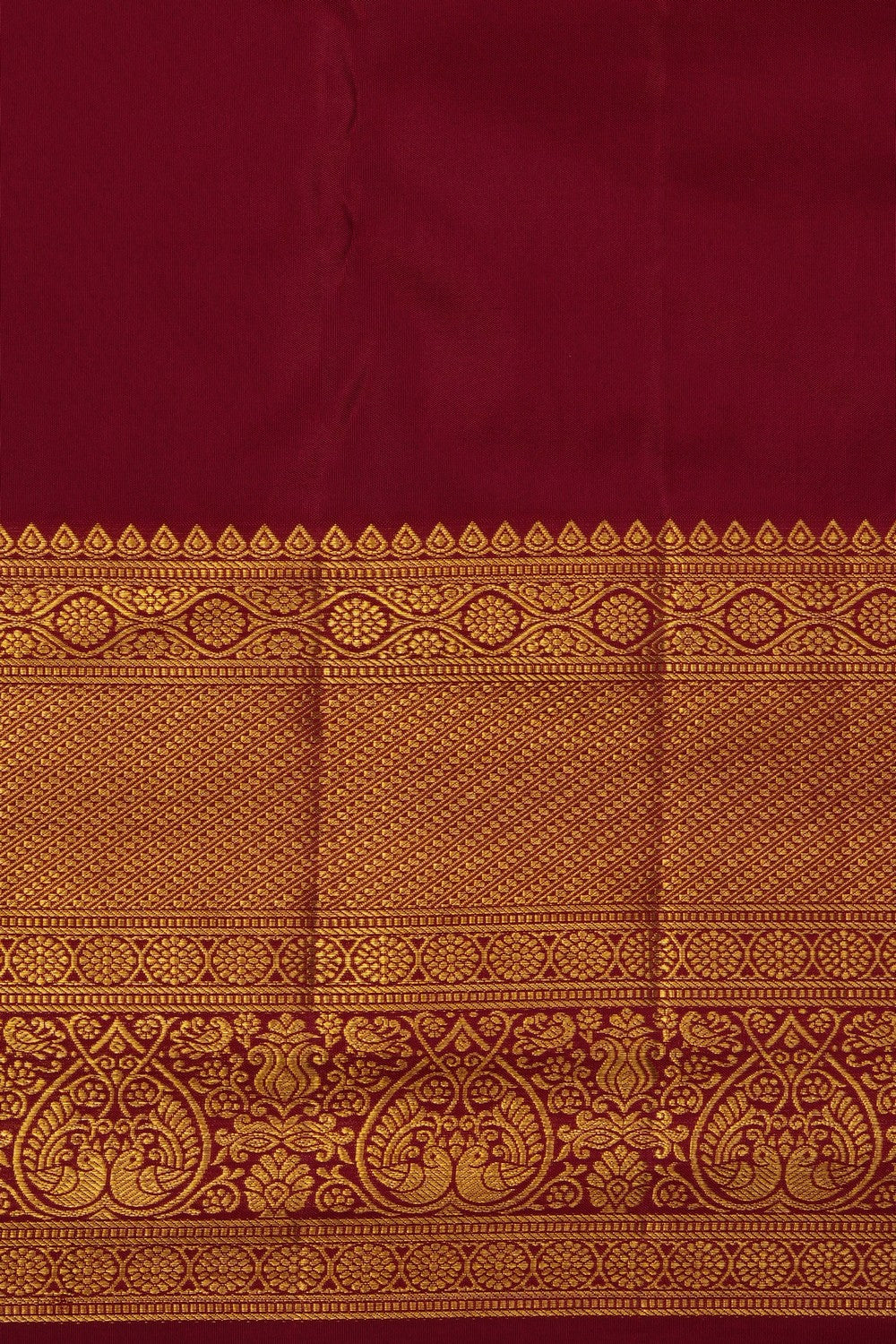 Image of Off-White Kanchipattu Brocade Saree